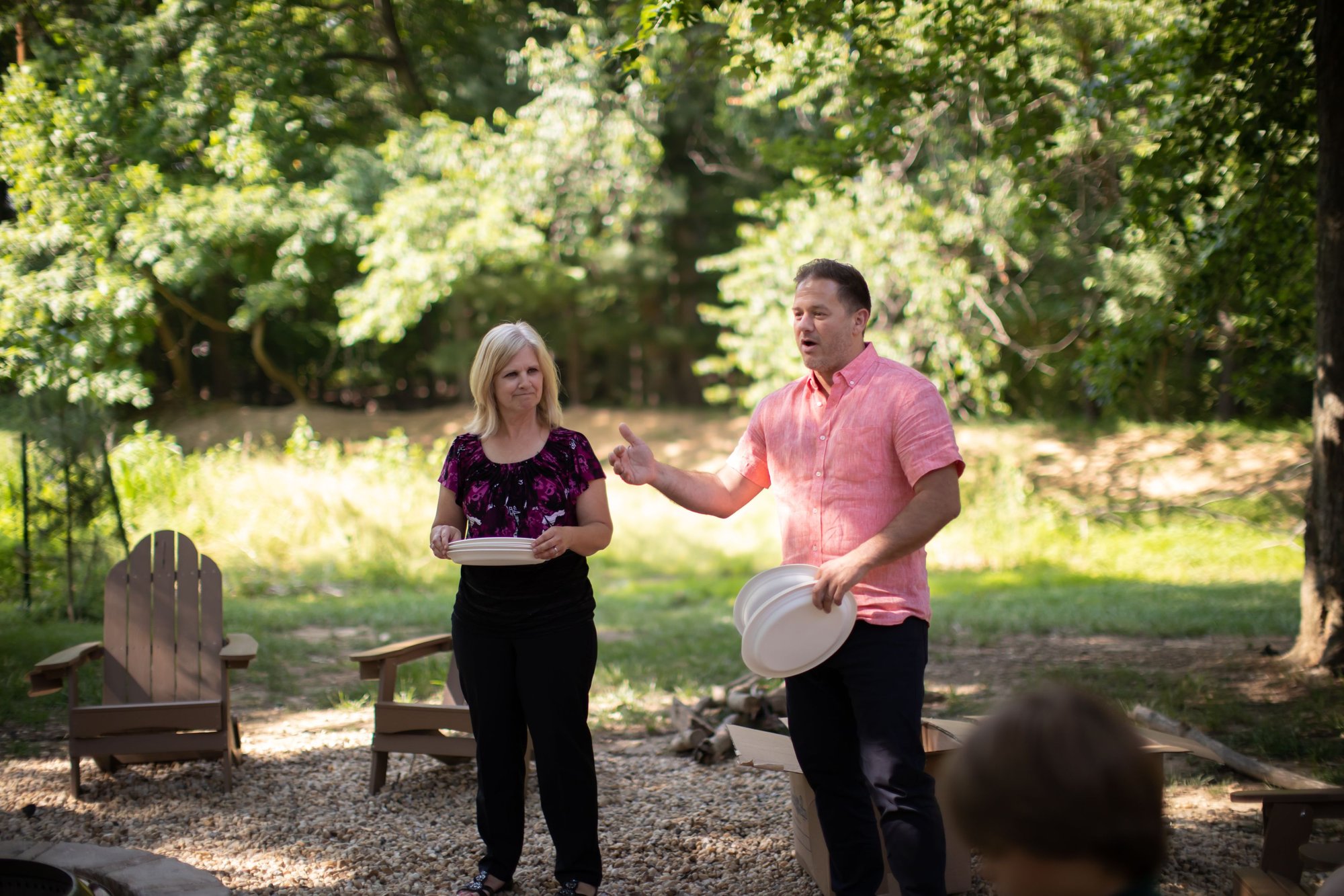 parents leading a lesson