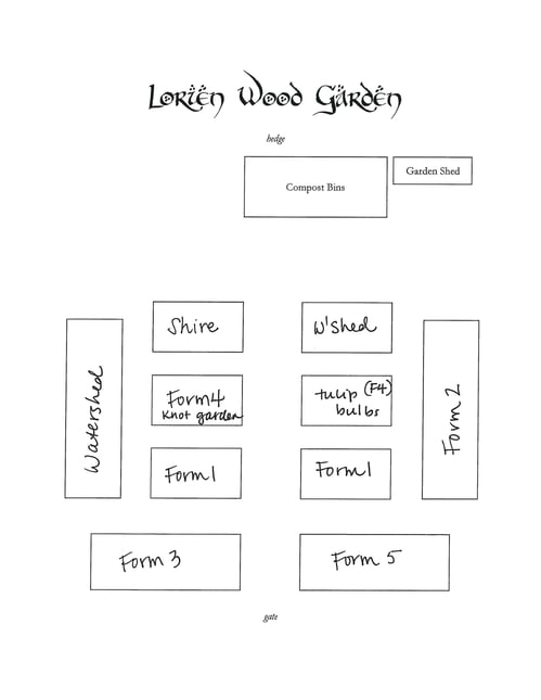 2023 Garden Map