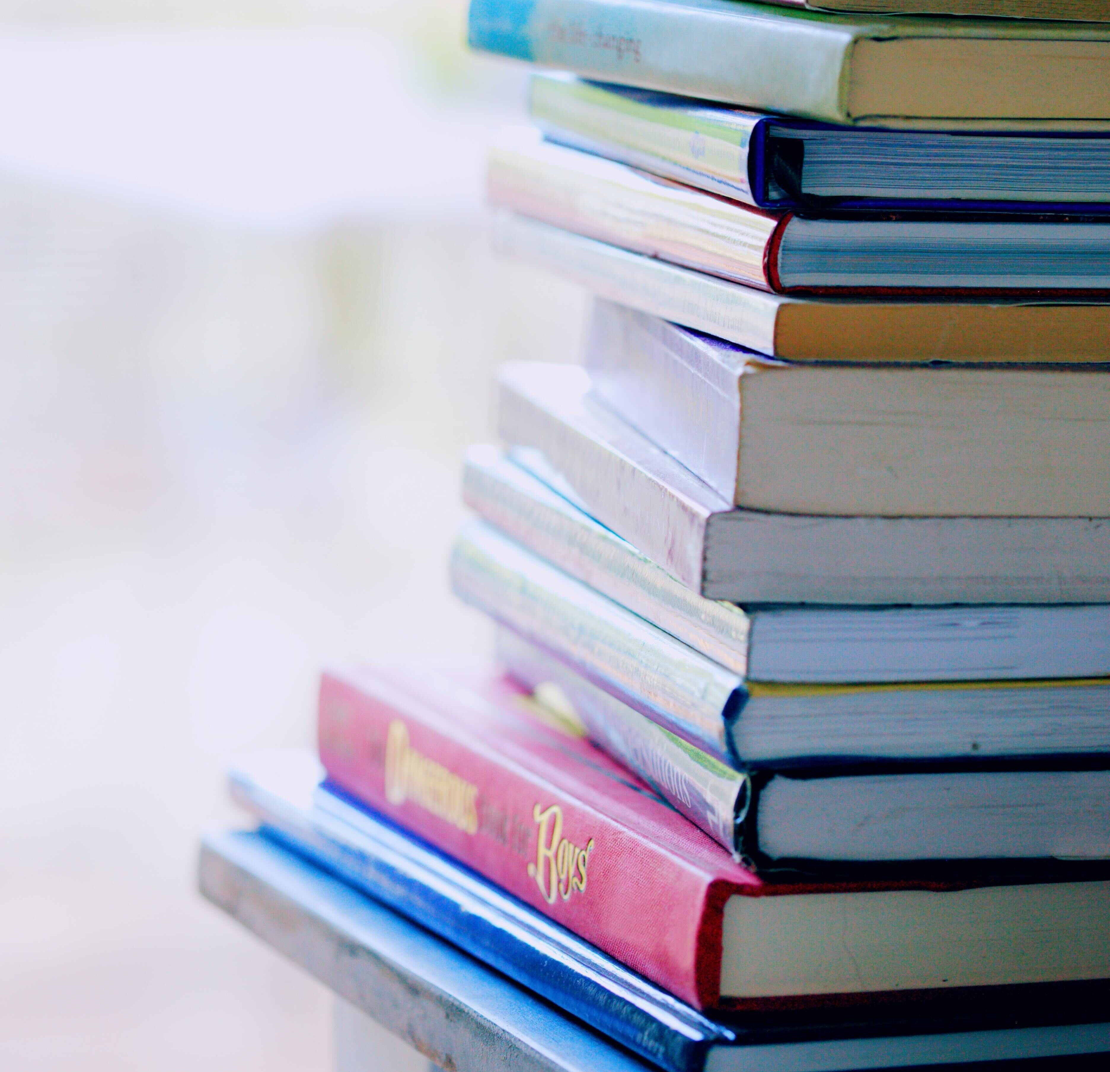 stack of books